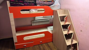 насосы для фонтанов: Детская двухъярусная кровать со ступеньками-комодом и выдвижными