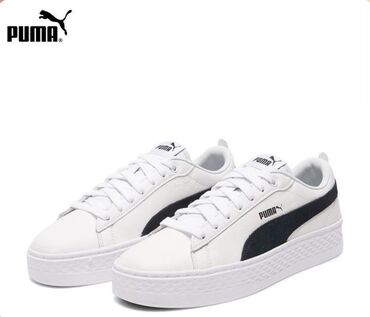 замшевые туфли вечерние: Кроссовкалар, 37, Puma, Жаңы, түсү - Ак, Өзү алып кетүү