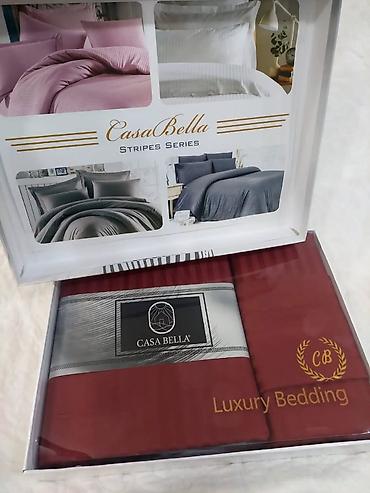 caska desti: Casa Bella “Stripes/Linear Series” premium yataq dəsti - Brend: Casa — 4