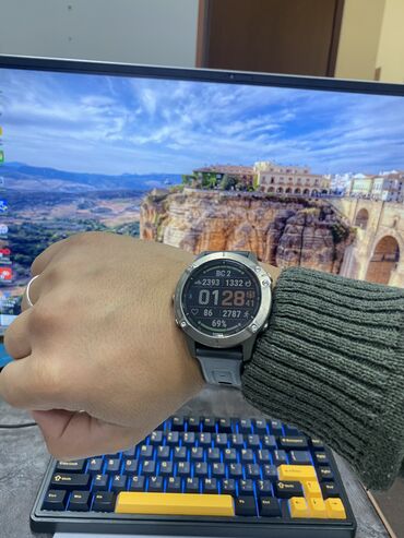 смарт часы гармин: Garmin Fenix 6 Sapphire Размер: 47мм Состояние хорошее Присутствуют