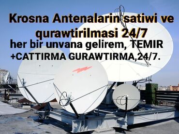 kreditle tikinti sirketi: Peyk antenalarının quraşdırılması | Quraşdırılma, Təmir, Tənzimlənmə | Zəmanət