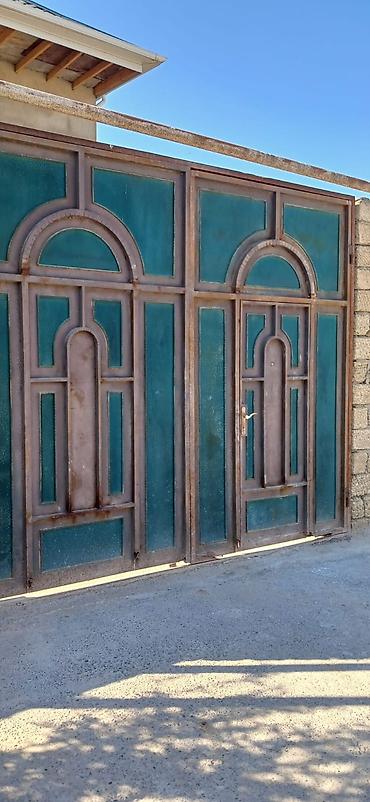 Дворовые ворота: Dəmir darvaza dəsti - Material: qalın metal karkas, dekorativ metal — 3