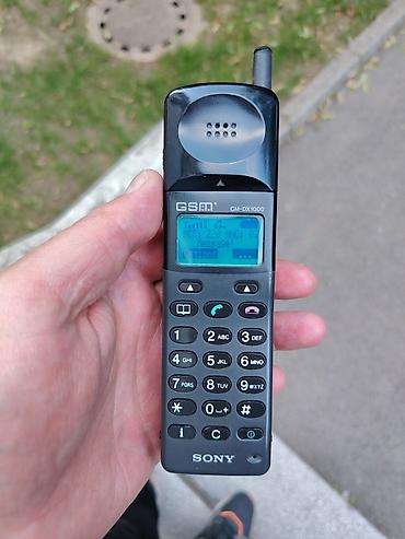 Sony: Sony GSM CM-DX1000 mobilni telefon (retro), ima kutiju, punjač, fu — 17