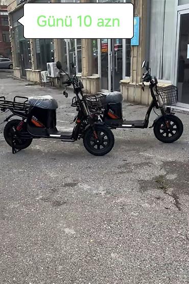 Мопеды, скутеры: Elektrik skuter icarəsi - Günü 10 AZN 2 baterka verlir adapter verlr — 1