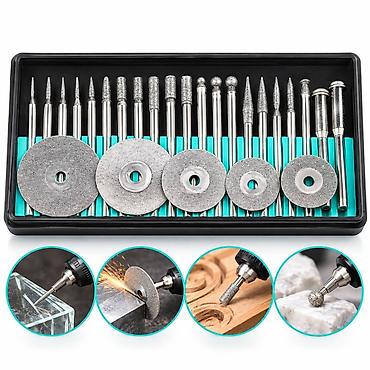 Bormaşın ucluqları almaz 20pcs Bormaşın Ucluqları Almaz 20pcs –