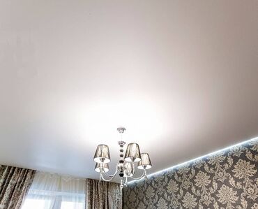 Натяжной потолок: Натяжной потолок Глянцевое, Матовое, 3D потолки Гарантия, Бесплатная консультация, Бесплатный замер — 9