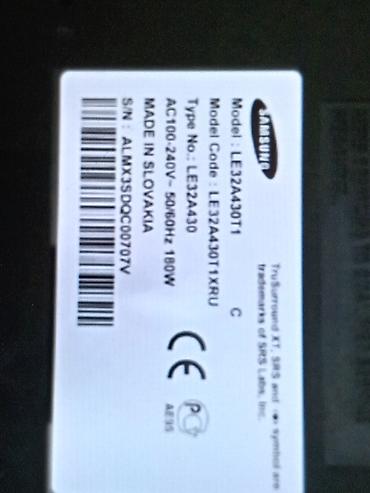 ТВ и видео: Б/у Телевизор Samsung 32" Самовывоз — 5