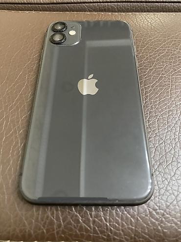 Apple iPhone: IPhone 11, Б/у, 64 ГБ, Черный, Чехол, 74 % — 8