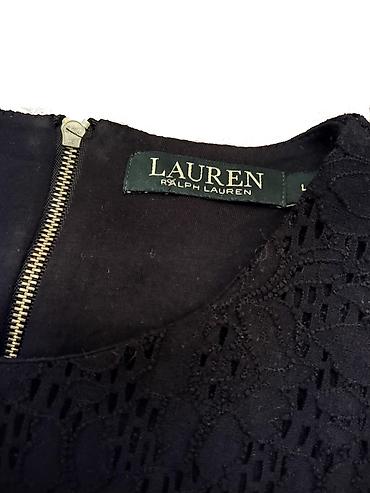 Majice kratkih rukava: RALPH LAUREN Crna Čipkana Bluza/Majica - L (Original). Prekrasna — 11