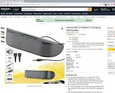 Zvučnici i stereo sistemi: Tchibo prenosivi zvučnik – kompaktan format 21 × 5 × 6 cm - Praktičan — 12