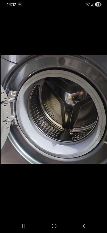 hamam kranti: Samsung ön yükləməli paltaryuyan maşın - Rəng: tünd boz/metallik - Ön — 2
