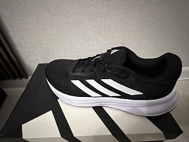 Мужские кроссовки, 42, Adidas, Новый, цвет - Черный