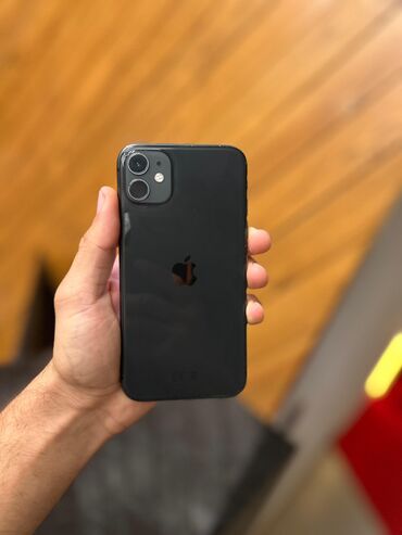 appl: IPhone 11, 64 GB, Qara, Barmaq izi, Face ID, Sənədlərlə