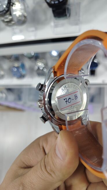 Qol saatları: Yeni, Qol saatı, Omega, rəng - Qara — 9