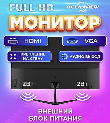 hdmi to vga converter: Oceanview Full HD monitor – 23.8" IPS - Ekran: 23.8 düym, IPS matris — 3