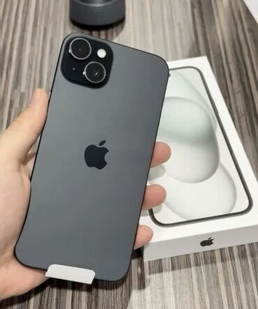 iphone11 qiymeti: IPhone 15 Plus, 128 GB, Qara