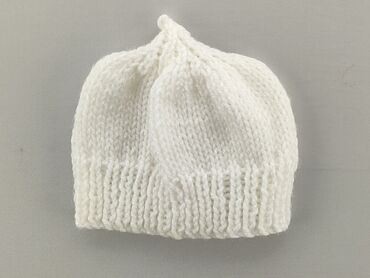 biała czapka niemowlęca chrzest: Czapeczka, stan - Idealny
