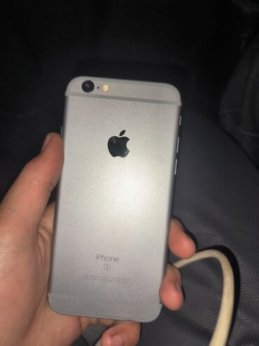 Apple iPhone: IPhone 6s, Б/у, 64 ГБ, Серебристый, 100 %