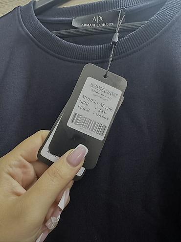 Sviterlər: Sviter, Armani Exchange, 3XL, rəng - Göy — 2