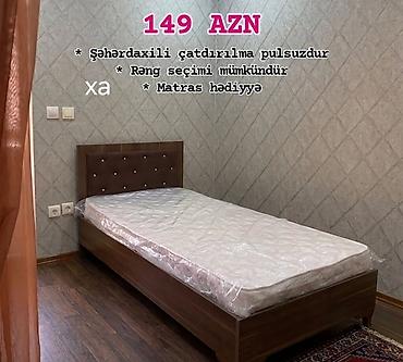 Çarpayılar: Tək nəfərlik çarpayı dəsti - Qiymət: 149 AZN - Şəhərdaxili çatdırılma — 18