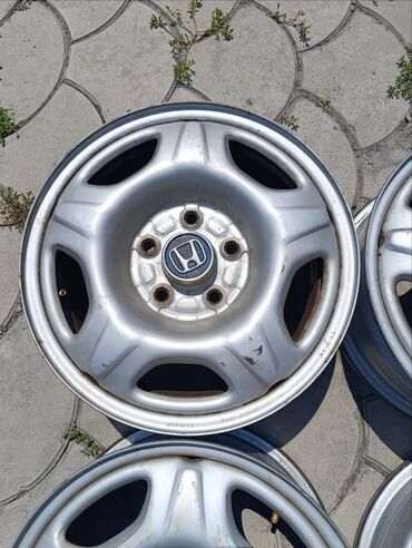 Диски: Железные Диски R 15 Honda, Комплект, отверстий - 5, Б/у at lalafo.kg — 4 Диски: Железные Диски R 15 Honda, Комплект, отверстий - 5, Б/у — 4