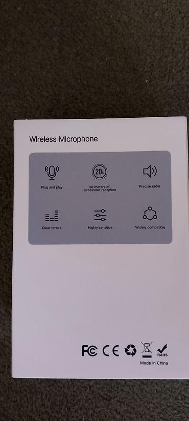 micro qulaq: Yeni Simsiz (Bluetooth) Mikrofon Ünvandan götürmə — 1