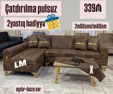 pufik: Künc divan, Qonaq otağı üçün, Bazalı, Açılan, Kitab — 1