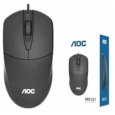 с мыкан: Проводная оптическая мышь AOC MS121 - Бренд: AOC - Модель: MS121 - — 1