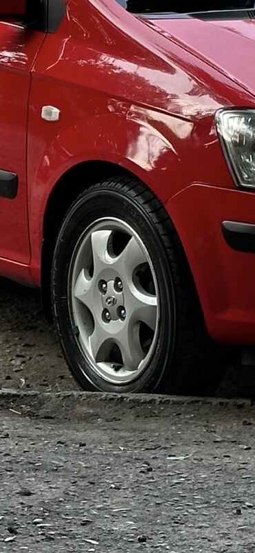 колесо диски: Куйма Дисктер R 15 Hyundai, Комплект, тешиктери - 4, Колдонулган