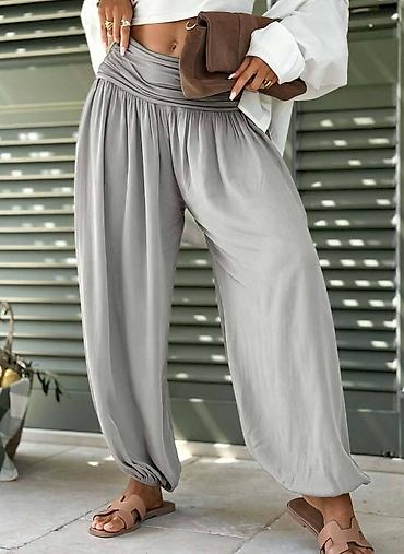 Pantalone: Ženske pantalone harema kroja – lagane i lepršave - Model: široke — 3