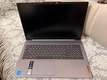 Ноутбуки и аксессуары: Lenovo noutbuk – 15.6" ekranlı, nazik çərçivəli, boz (grey) korpus — 1