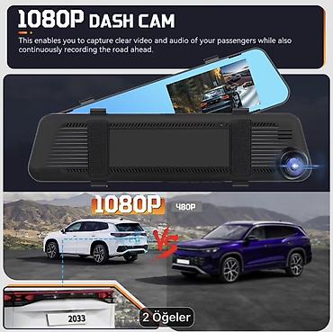 multistar dvr: Avtomobil arxa güzgüsünə quraşdırılan 1080P DVR kamera sistemi - 4.5 — 5