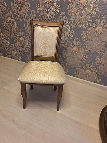 study table: Стол и стул для зала, Новый, цвет - Коричневый — 2