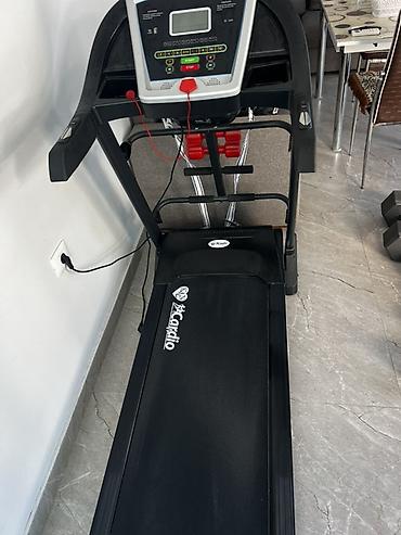 Qaçış trenajorları: KS Cardio qaçış trenajoru - Elektron panel: LCD ekran sürət, məsafə — 4