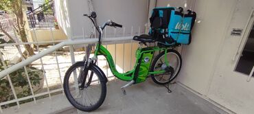 Ovçuluq və balıqçılıq: İşlənmiş Elektrik velosipedi 26", sürətlərin sayı: 27, 350-500 Vt, Ünvandan götürmə