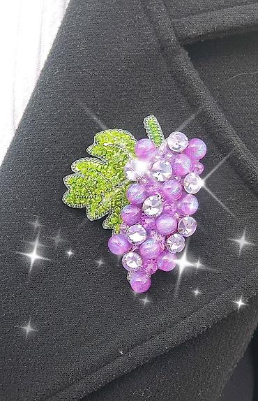 Броши: Брошь, Женские, Бисер — 4