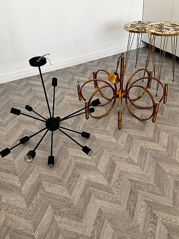 bayraq sekili: Çılçıraq, 10 və daha çox lampa, Metal — 2