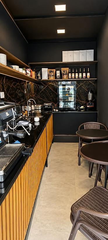 coffee shop acmaq: Cofeshop icarə verilir.Elmlər metrosu • Dizayn: Qara mat interyer — 2