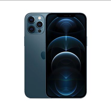 Apple iPhone: IPhone 12 Pro Max, Б/у, 256 ГБ, Pacific Blue, Чехол, 100 %