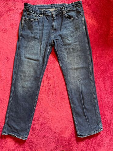 теплые джинсы: Жынсылар 2XL (EU 44), 3XL (EU 46), түсү - Көк