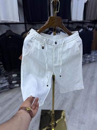 yeni model koftalar: Kişi şortları – yüngül və nəfəsalan parça - Model: klassik düz kəsim — 1
