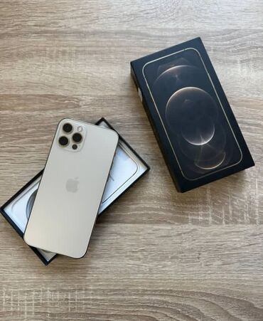 Apple iPhone: IPhone 12 Pro Max, 256 GB, Qızılı, Face ID