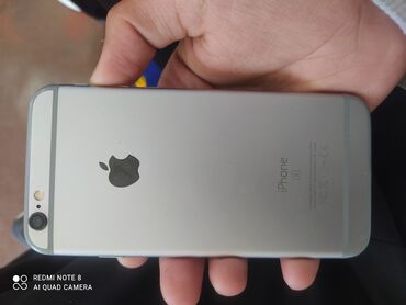Apple iPhone: IPhone 6s, Б/у, 64 ГБ, Серебристый, Чехол, 100 %
