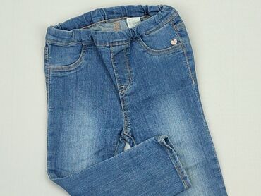 majtki dziewczęce 92 98: Spodnie jeansowe, H&M, 1.5-2 lat, 92, stan - Dobry