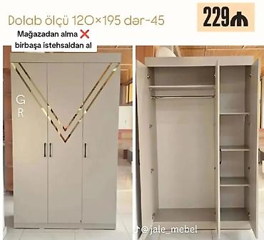 dehliz: Yeni, 3 qapılı, Boz, Açılan, Düz dolab — 1