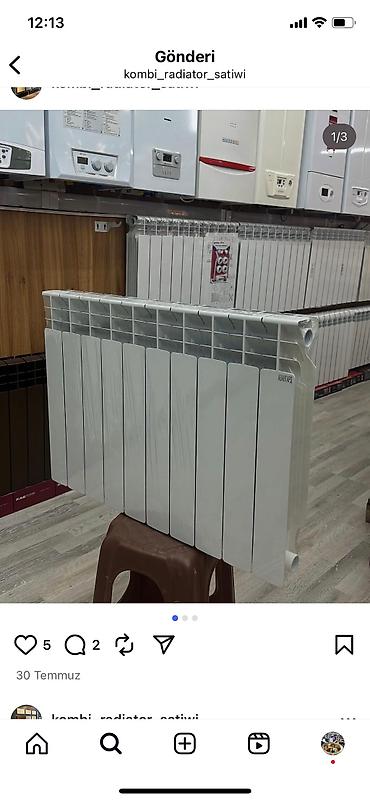 Yeni Seksiyalı Radiator Alüminium, Pulsuz çatdırılma, Ödənişli quraşdırma, Zəmanətli, Kredit var