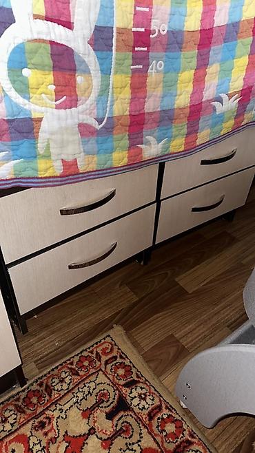 silver kitchen: Кухонный гарнитур, Б/у, цвет - Красный, ДСП, Самовывоз — 4
