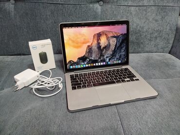 apple macbook pro 13: Ноутбук, Apple, 8 ГБ ОЗУ, Intel Core i5, 13.3 ", Б/у, Для работы, учебы, память SSD