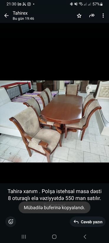 сколько стоит айфон 8 в баку: Tahirə xanım . Polşa istehsal masa dəsti 8 oturaqlı ela vəziyyətdə 550