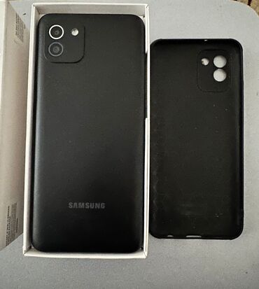 samsung galaxy a 23: Samsung Galaxy A03, 64 GB, rəng - Qara, Sensor, Barmaq izi, İki sim kartlı